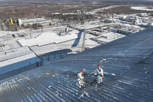 Ліквідація загоряння на ЧАЕС після удару росіян: рятувальники показали відео