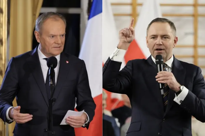 Туск посперечався з кандидатом у президенти Польщі Навроцьким через війну в Україні