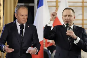 Польська правоконсервативна політична партія «Право і справедливість», що перебуває в опозиції до уряду Дональда Туска, обарала кандидатом у президенти Кароля Навроцького