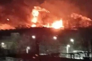 Після атаки ЗСУ на об'єкті сталася пожежа