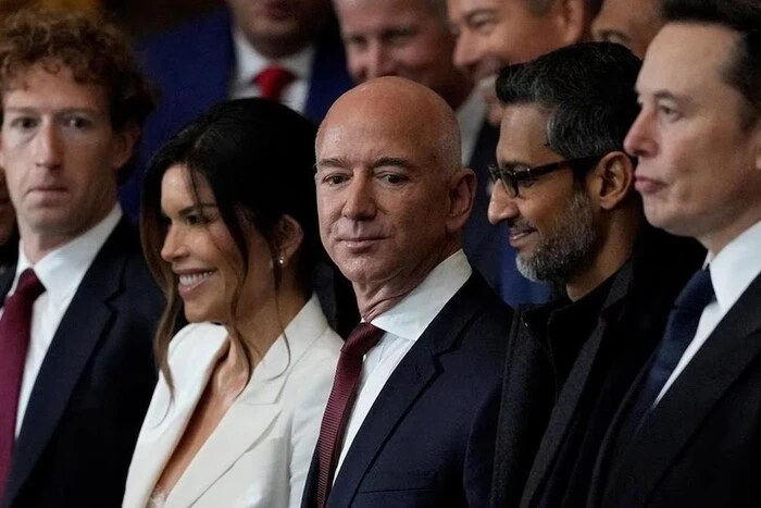 Мільярдери, які відвідали інавгурацію Трампа, почали стрімко втрачати статки – Bloomberg 