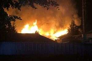 Дрони Головного управління розвідки атакували місце виробництва безпілотників в селищі Обухово