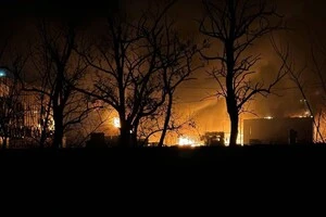 Пожежа у Кривому Розі, яка виникла через атаки РФ