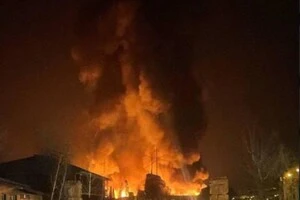 У Дніпрі палає ресторанно-готельний комплекс «Бартоломео»