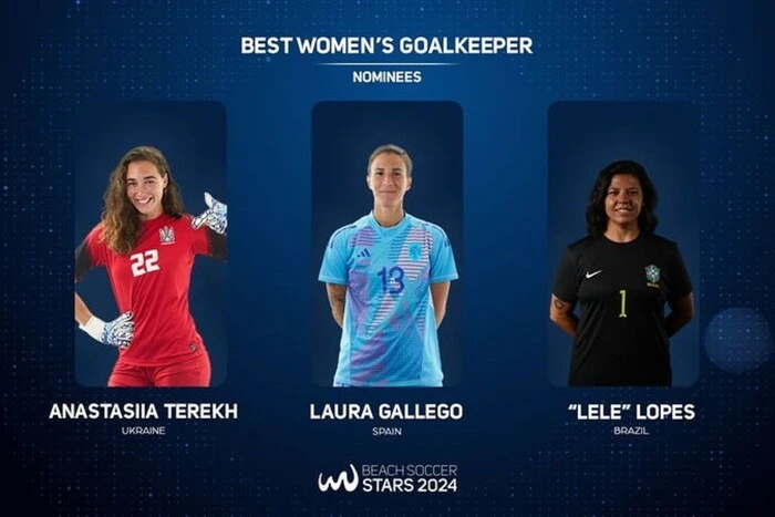 Українка претендує на звання найкращої голкіперки світу в пляжному футболі