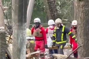 Ліквідація наслідків нічної атаки на Київ