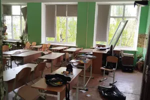 Росіяни пошкодили школу у Києві