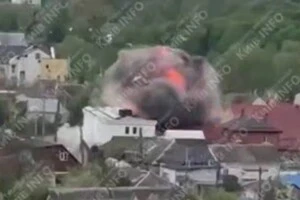 Наслідки влучання ворожого «шахеда»