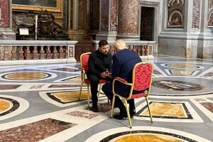 Зеленський: «Хороша зустріч. Один на один встигли обговорити багато»