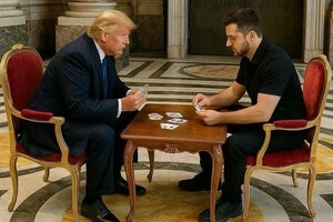 Трамп і Зеленський стали героями мемів після зустрічі у Ватикані