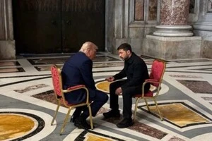 Зеленський та Трамп розмовляли віч-на-віч у Ватикані