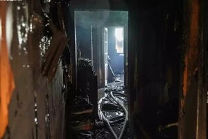 У Вишневому  горіла п’ятиповерхівка, є постраждала (фото)