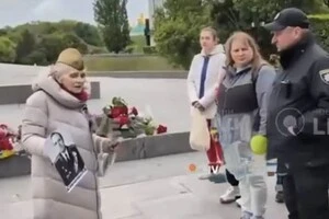 9 травня у Києві зафіксовано провокації із забороненою символікою (відео)