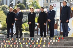 Європейські лідери разом із Зеленським вшанували пам'ять загиблих воїнів (фото, відео)