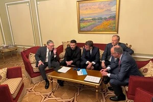 Зеленський разом із Макроном, Мерцом, Туском та Стармером у Києві, 10 травня 2025 року