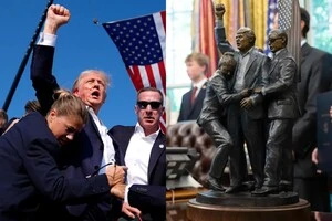 Трамп розмістив в Овальному кабінеті статую