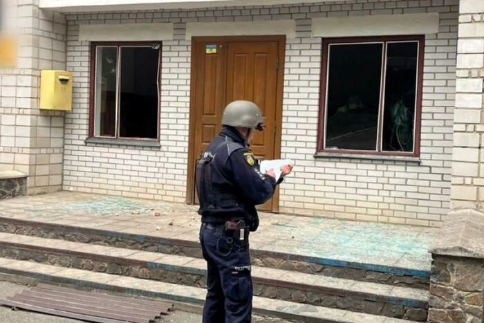 На Білоцерківщині  під час нічної атаки уламки дрона пошкодили цивільну інфраструктуру (фото)
