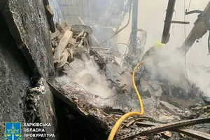 Наслідки серії ударів БпЛА по передмістю Харкова