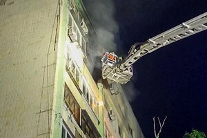 Загоряння сталося на балконі восьмого поверху житлової дев'ятиповерхівки