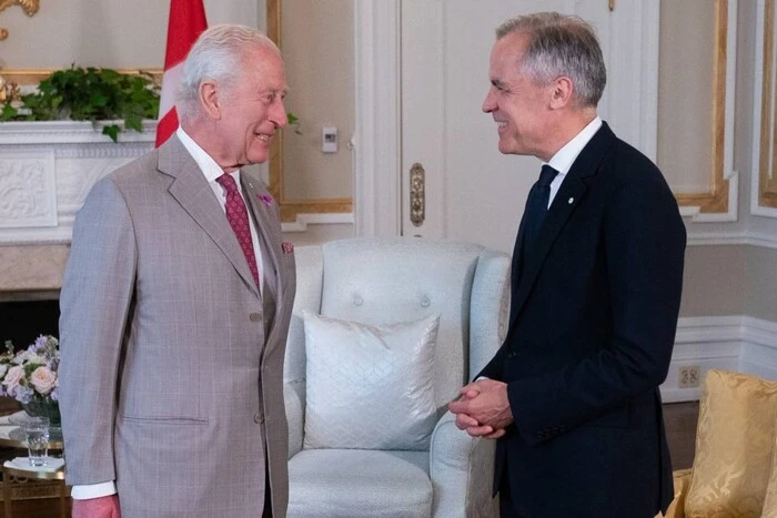 Король Чарльз провів аудієнцію з прем'єром Канади Марком Карні