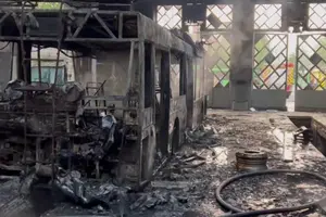 Сьогодні РФ вдарила по тролейбусному депо в Харкові