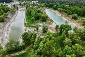 Як помітили дописувачі мережі, озеро з квадрокоптера нагадує легені