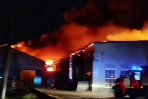 В Іркутській області палає локомотивне депо