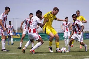 Україна здобула перемогу з рахунком 4:0, забитими м'ячами відзначилися В'юнник, Волошин, Ванат і Велетень