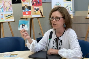 Перша секретар НСЖУ Ліна Кущ