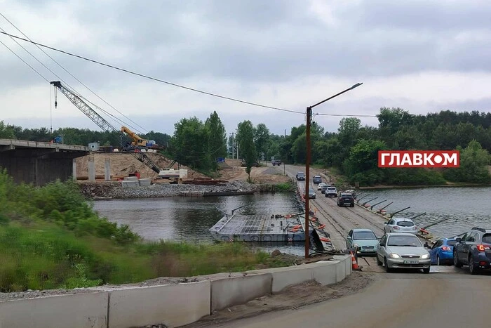 Міст у Вишгороді, який було зруйновано на початку війни, запрацює  у  вересні 2025 року