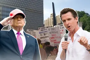 «Він не зовсім при собі». Губернатор Каліфорнії звинуватив Трампа у брехні