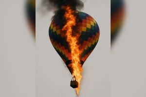 У Бразилії загорілася та впала повітряна куля: є загиблі та постраждалі