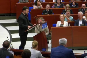 Звернення Зеленського до представників парламентів країн – членів ПАРЄ: трансляція