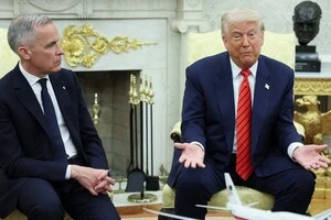 Президент США Дональд Трамп зустрівся з прем'єр-міністром Канади Марком Карні у травні цього року