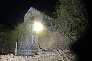 Пошкоджений будинок у Київській області