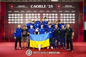 Збірна України з вільної боротьби посіла третє місце на чемпіонаті Європи U20