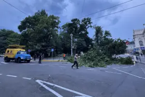 Західні області накрила сильна негода (відео)