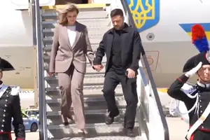 Подружжя Зеленських прибуло до Італії