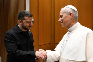 Зеленський зустрівся 18 травня з Папою Римським Левом XIV і подякував за підтримку України