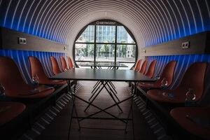 На конференції у Римі показали сталеві укриття для захисту українських школярів від обстрілів