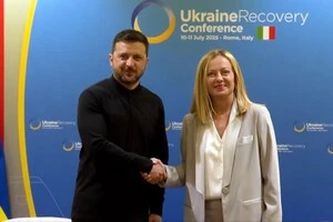 Володимир Зеленський подякував Джорджі Мелоні за підтримку України під час конференції в Римі