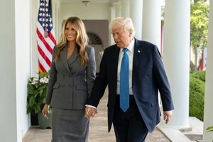 Президент США Дональд Трамп та його дружина Меланія Трамп 