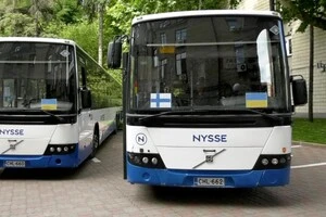 Київ отримав пасажирські автобуси від фінського міста-побратима  (фото)