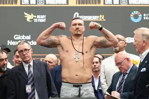 Усик продемонстрував на зважуванні рекордну вагу в кар'єрі