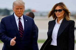 Перебування Меланії поряд із президентом Трампом обмежене