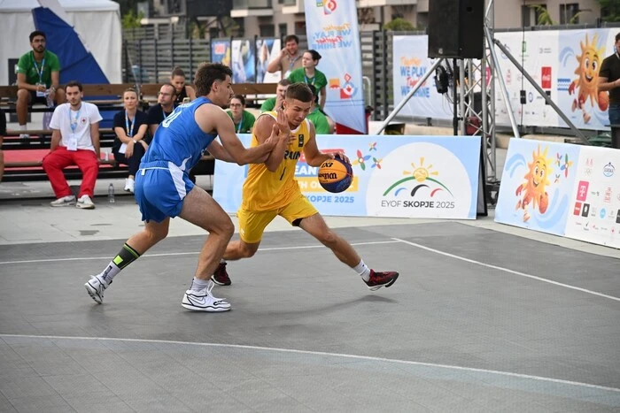 Збірна України з баскетболу 3х3 вийшла в чвертьфінал Європейського юнацького олімпійського фестивалю