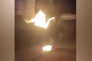 Російський Су-27УБ спалахнув на аеродромі в Армавірі – ГУР