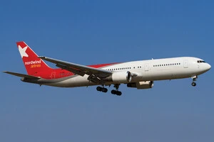 Пассажирский самолет авиакомпании Nordwind Airlines