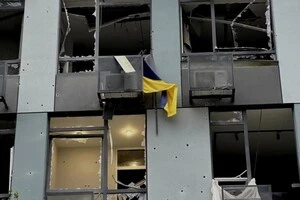 Наслідки російської атаки в Голосіївському районі