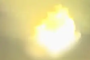 Момент збиття російської ракети «Іскандер-К», що летіла на Київ, потрапив на відео